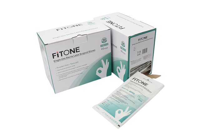 Single-Use Powdered Latex Examination Gloves 