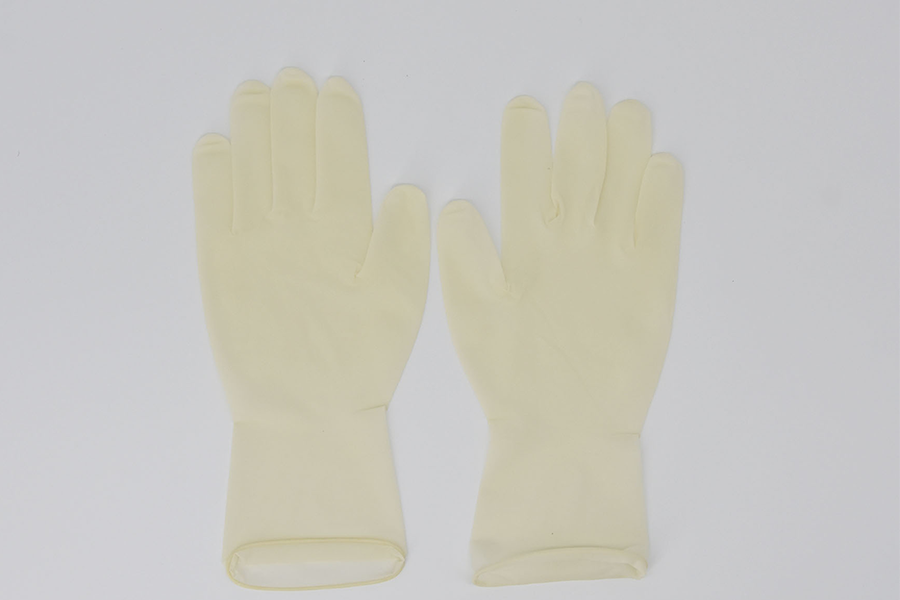 Single-Use Powdered White Latex Examination Glove