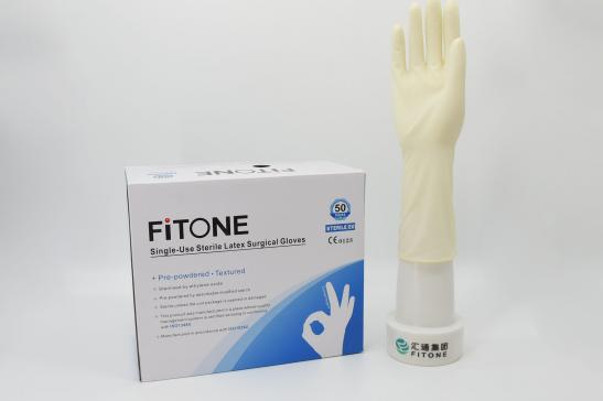 sterile latex surgical glove